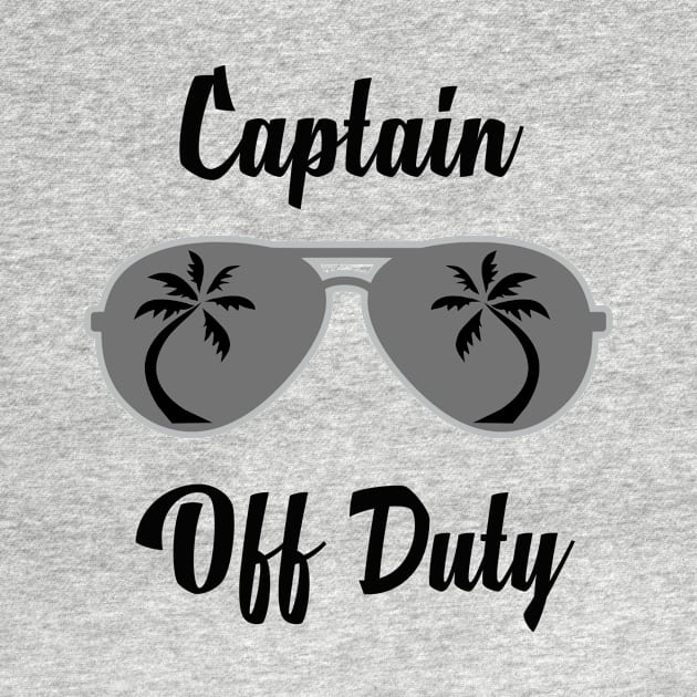 Off Duty Captain Funny Summer Vacation by chrizy1688